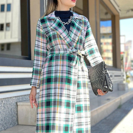 Női modest trencskó – zöld – zöld