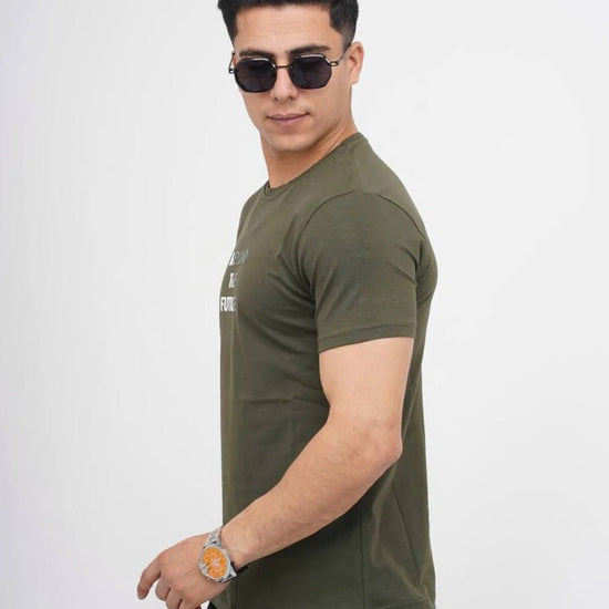 Férfi póló – khaki – khaki