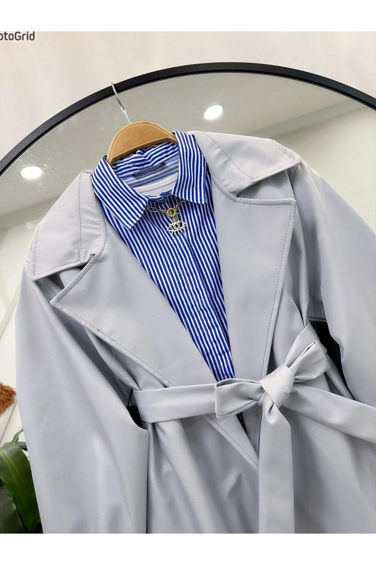 Női modest trencskó – szürke – szürke