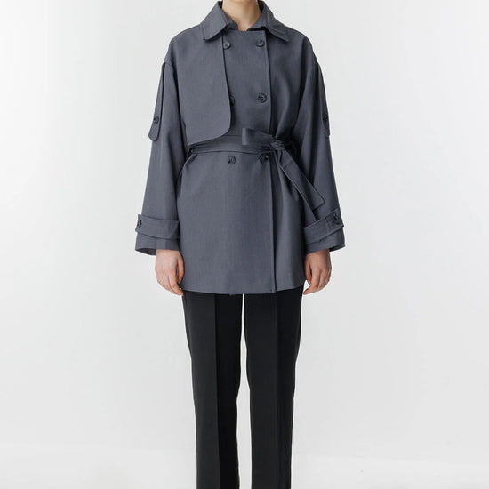 Női modest trencskó – antracit – antracit antracit
