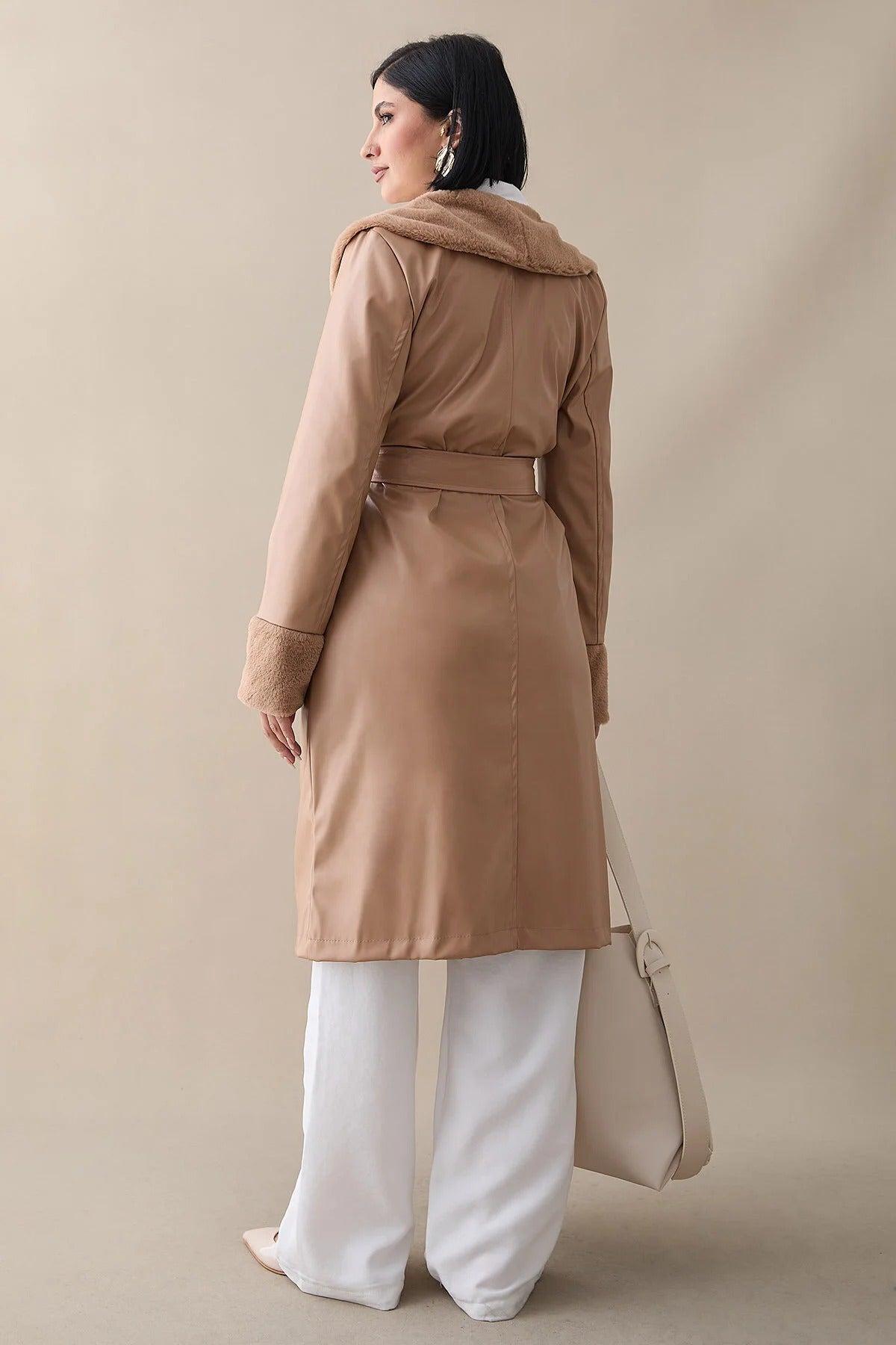 Női modest trencskó – camel – camel