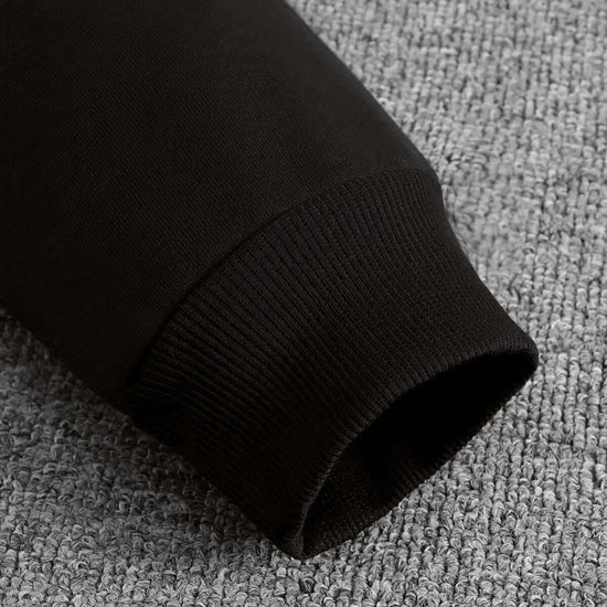 Férfi sweatshirt – fekete – fekete
