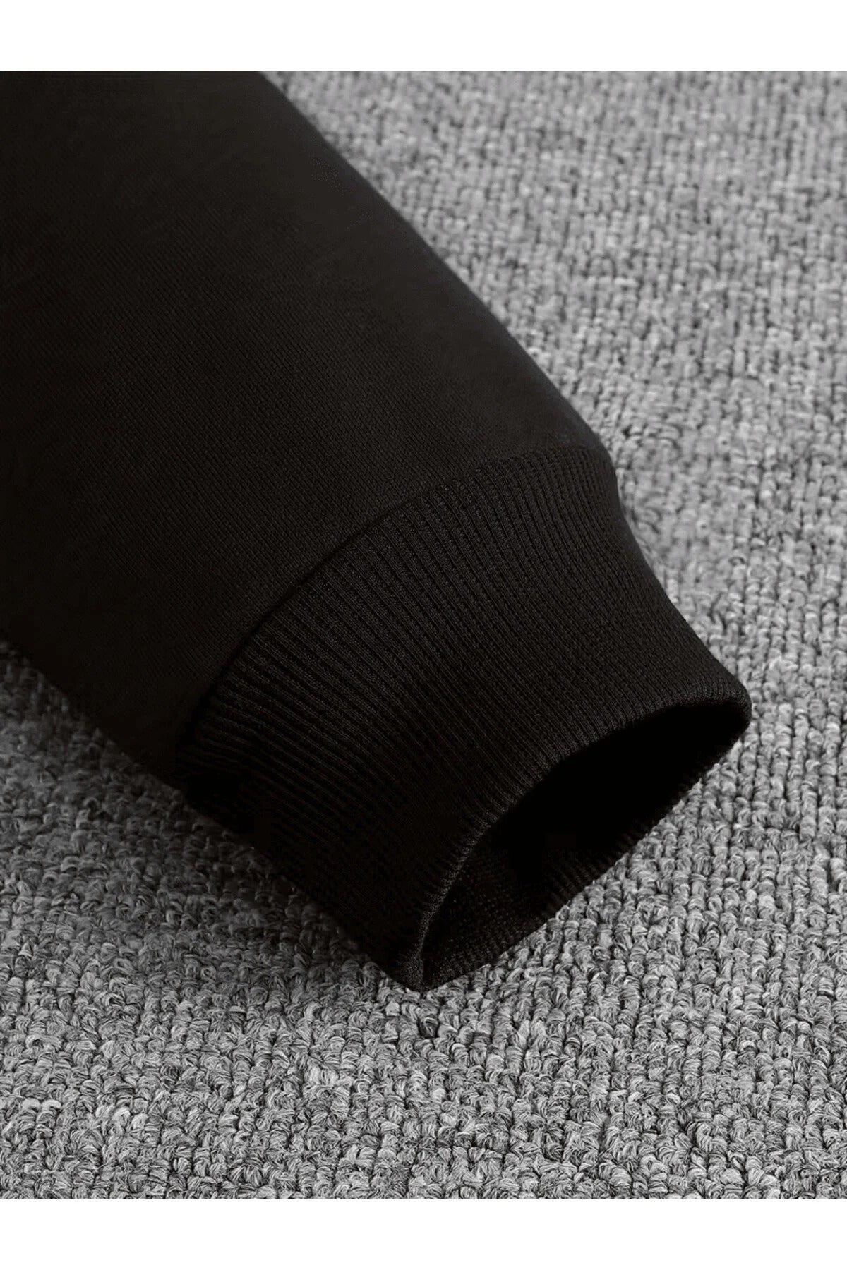 Férfi sweatshirt – fekete – fekete