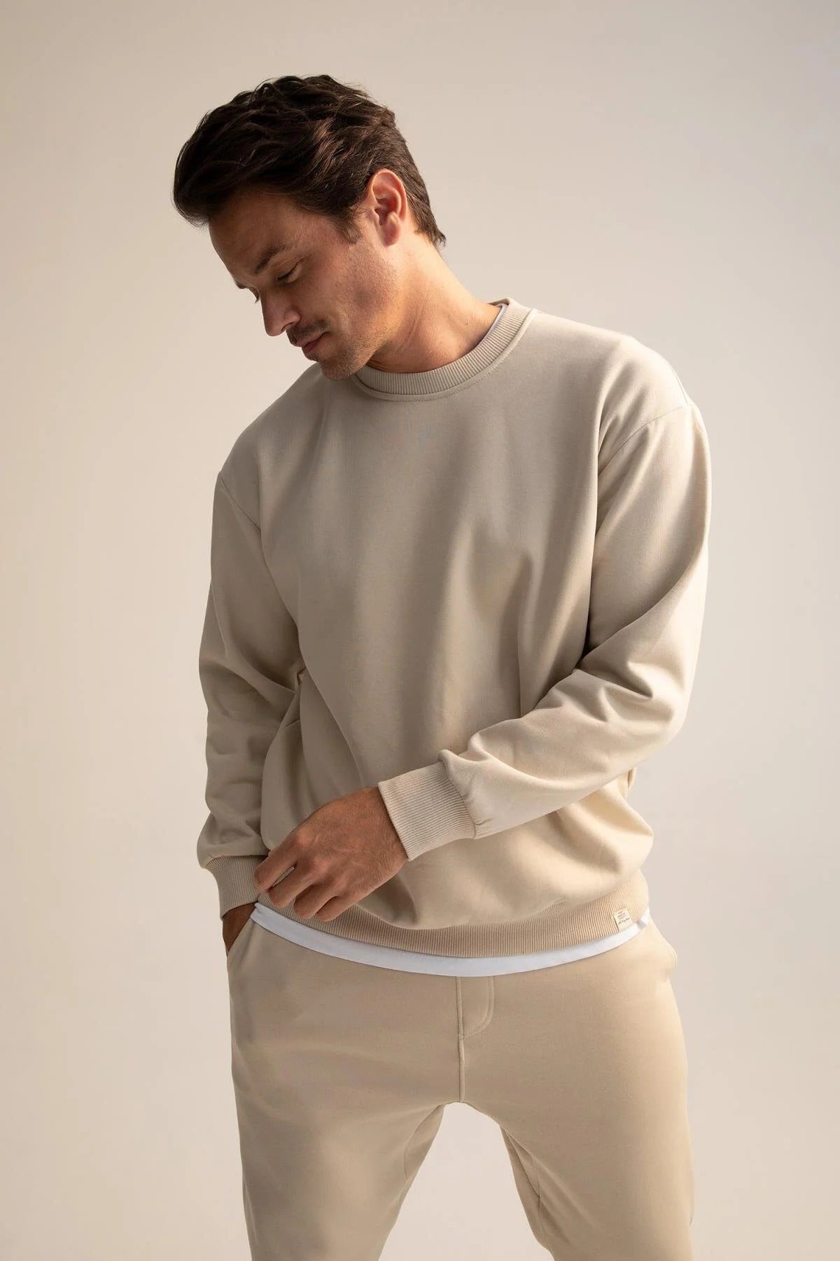 Sweatshirt – bézs