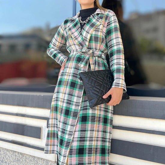 Női modest trencskó – zöld – zöld