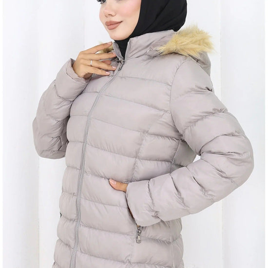Női modest dzseki – kőszürke – kőszín