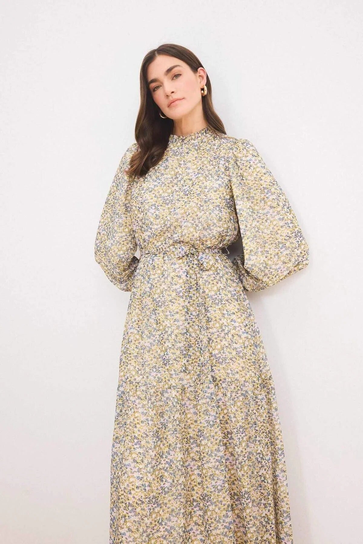 Női modest ruha – zöld