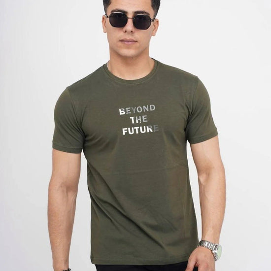 Férfi póló – khaki – khaki