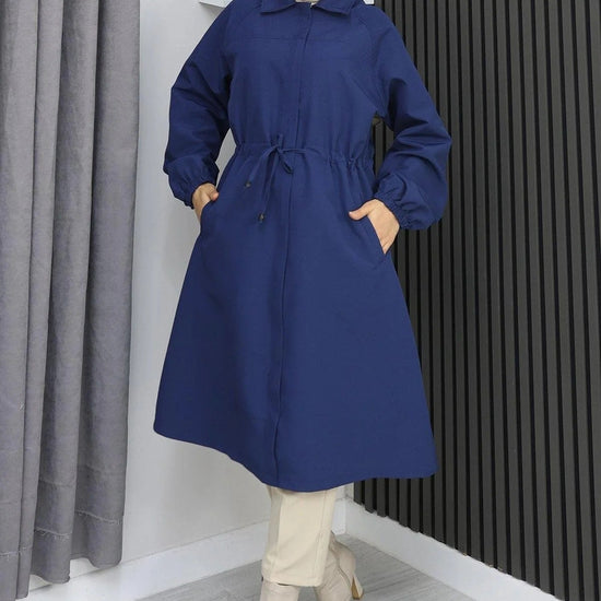 Női modest trencskó – indigó – indigó