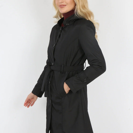 Női modest trencskó – fekete – fekete