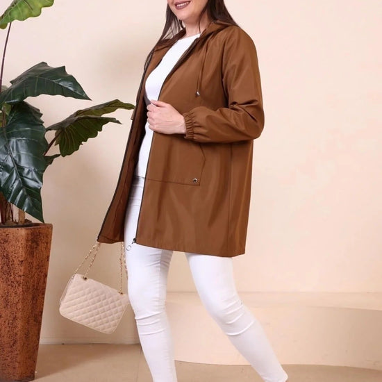 Női modest trencskó – konyakbarna – tabakbarna