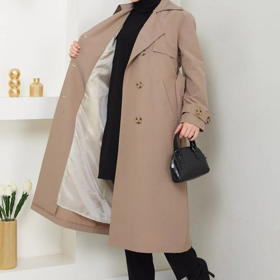 Női modest trencskó – bézs – bézs