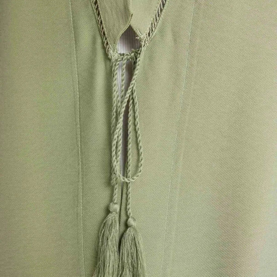 Kimonó és kaftán – khaki