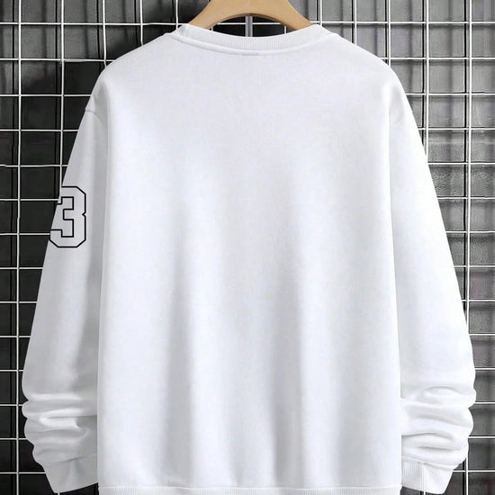 Férfi sweatshirt – fehér – fehér