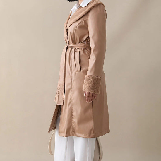 Női modest trencskó – camel – camel