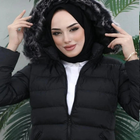Női modest dzseki – fekete – fekete