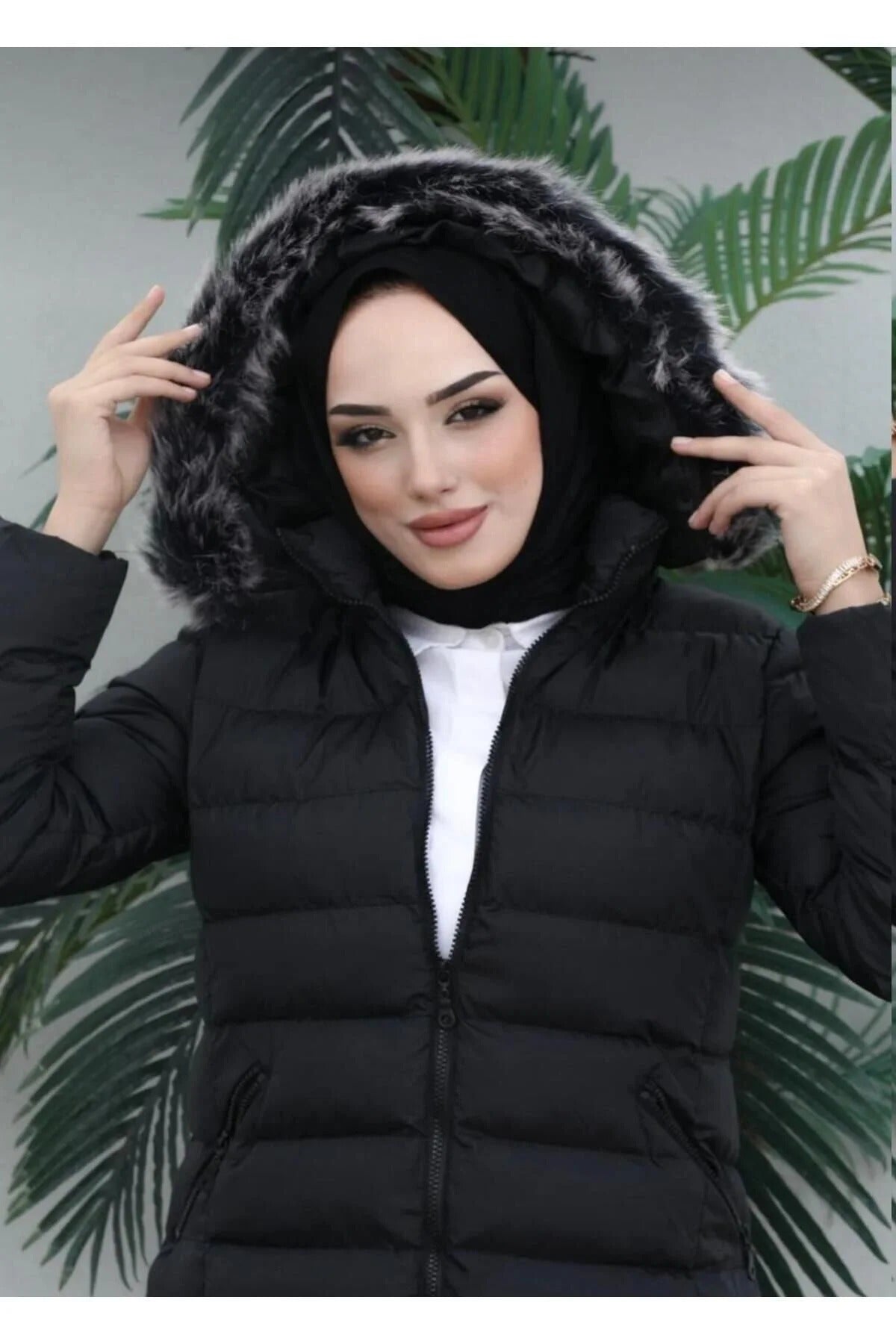 Női modest dzseki – fekete – fekete