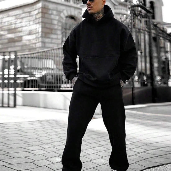Sweatshirt – fekete – fekete