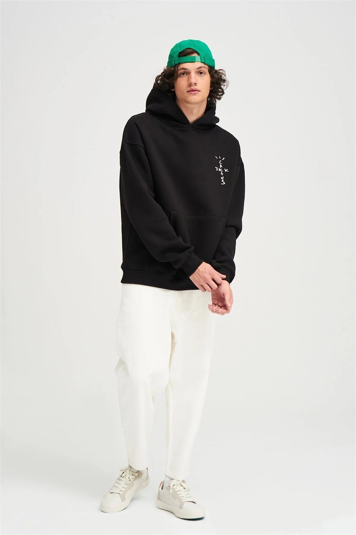 Sweatshirt – fekete – fekete