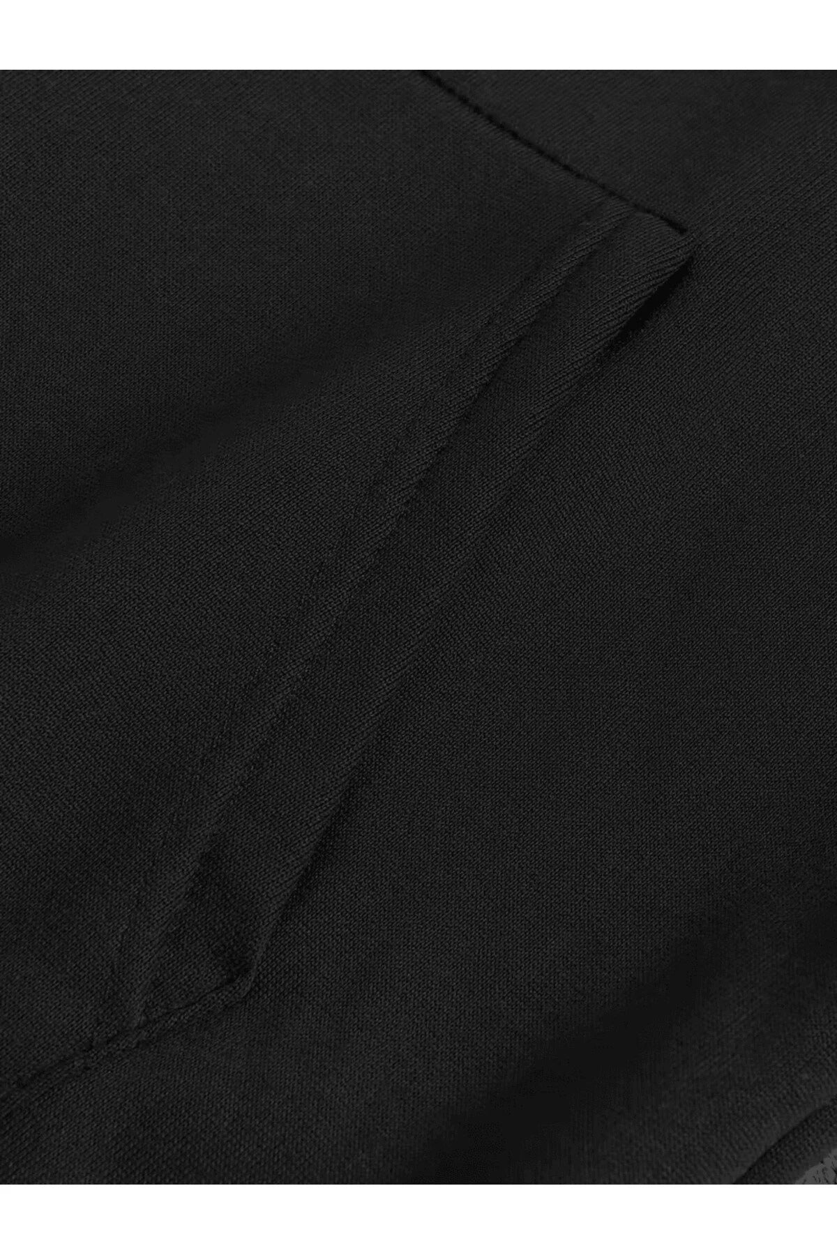 Férfi sweatshirt – fekete – fekete