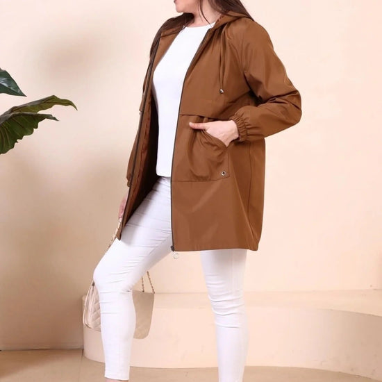 Női modest trencskó – konyakbarna – tabakbarna