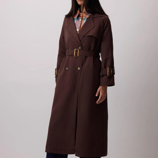 Női modest trencskó – barna – barna