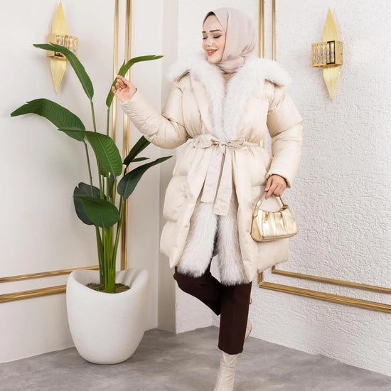 Női modest dzseki – fehér – fehér