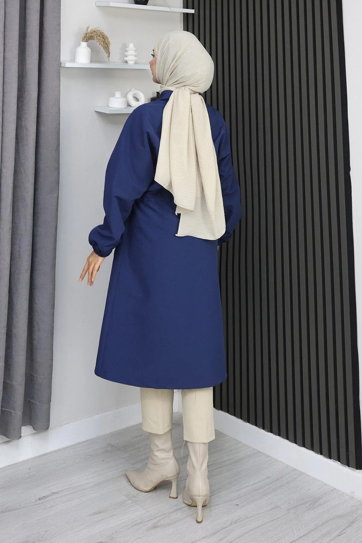 Női modest trencskó – indigó – indigó