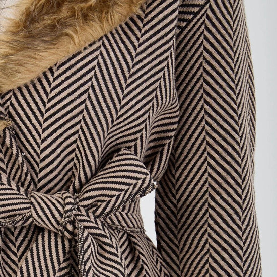 Női modest trencskó – nercbarna – nyérc