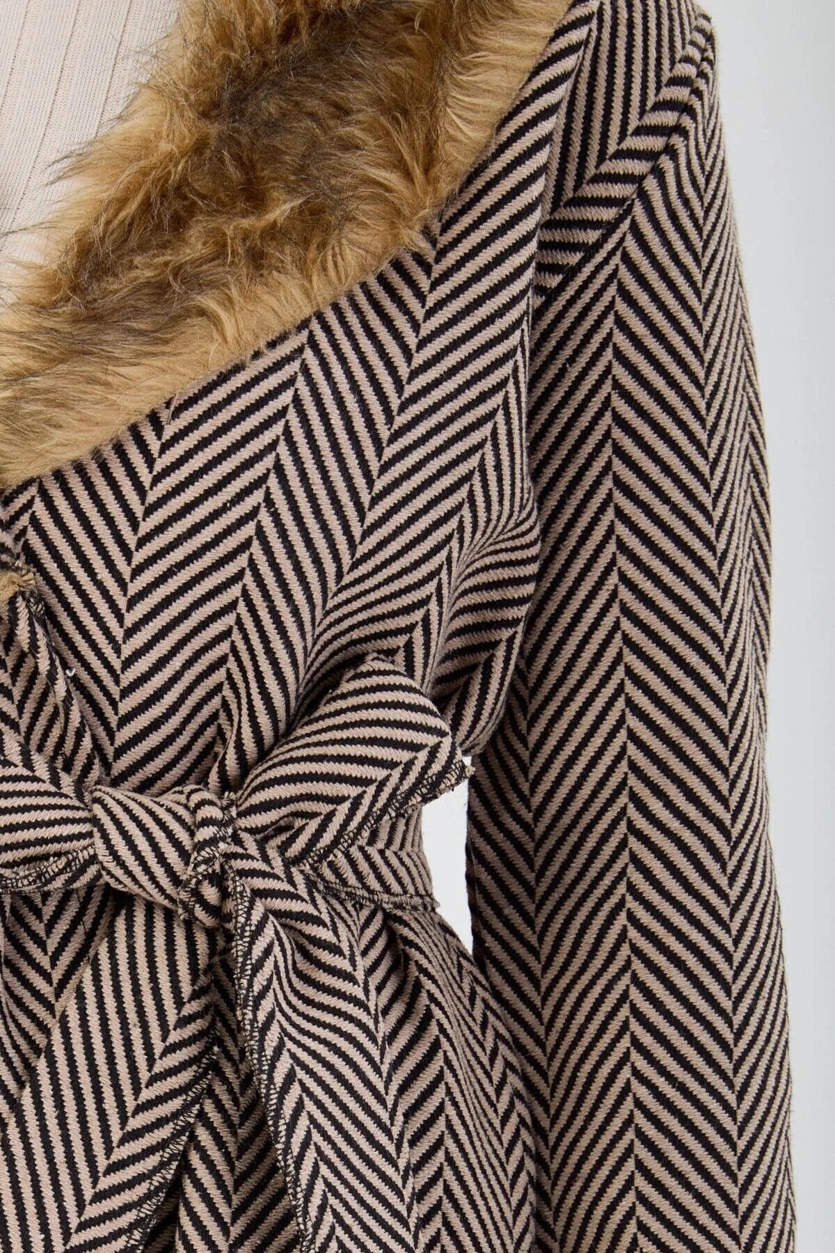 Női modest trencskó – nercbarna – nyérc