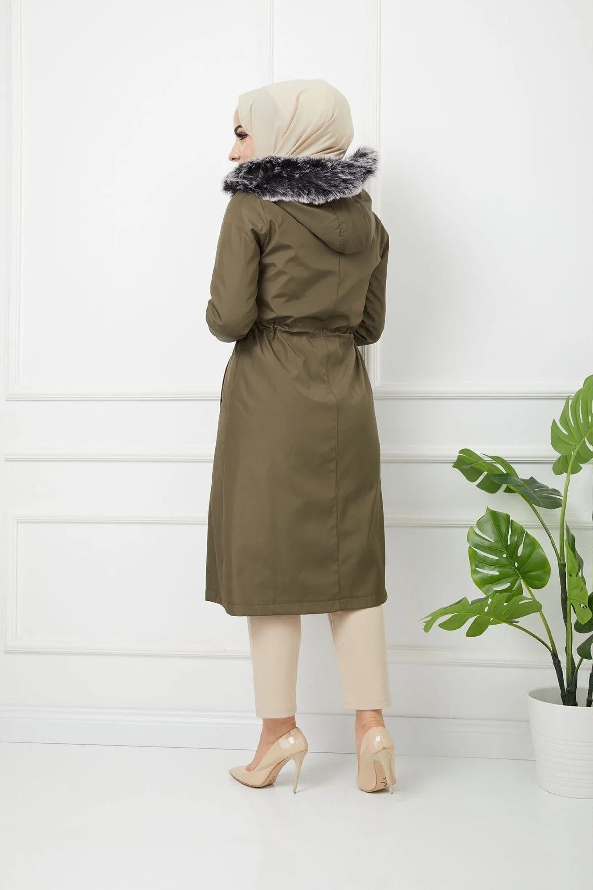 Női modest dzseki – khaki – khaki