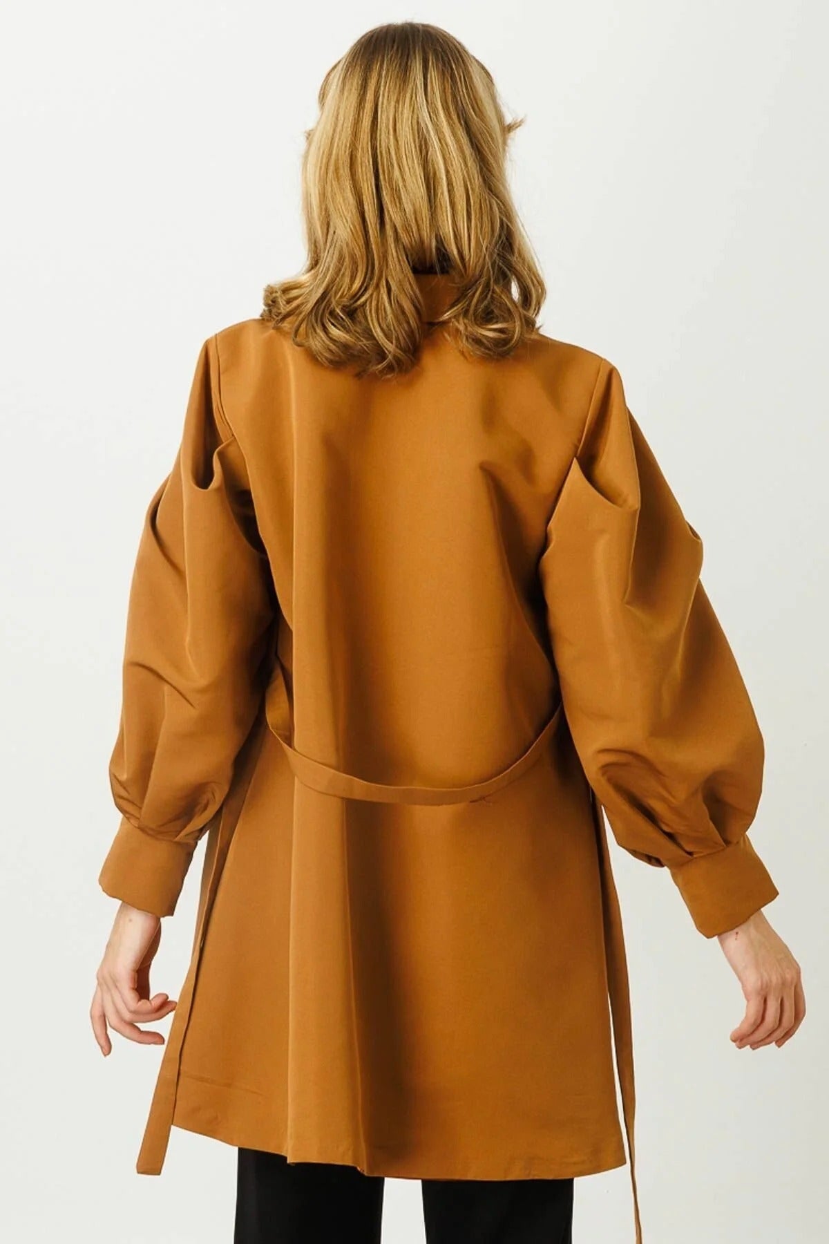 Női modest trencskó – barna – barna barna