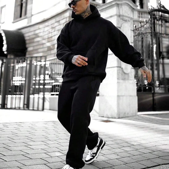 Sweatshirt – fekete – fekete