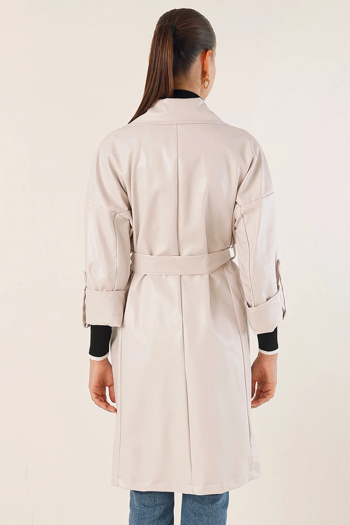Női modest trencskó – krém – krém