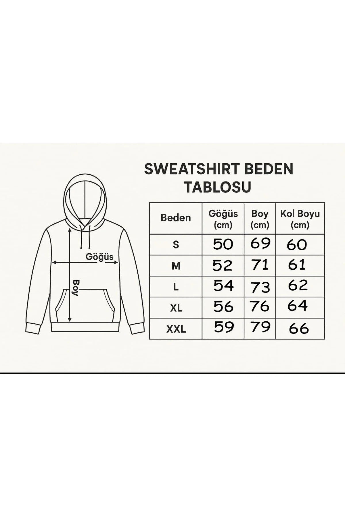 Sweatshirt – fekete – fekete