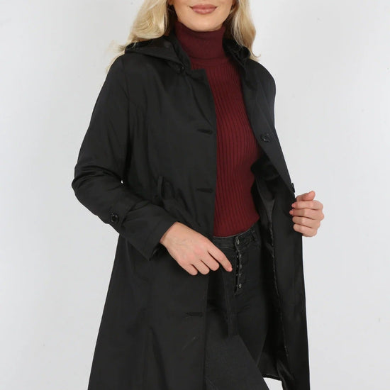 Női modest trencskó – fekete – fekete