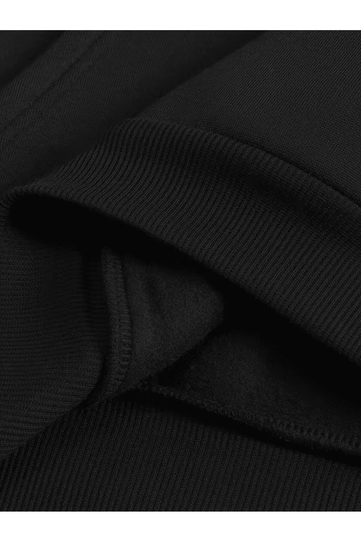 Férfi sweatshirt – fekete – fekete