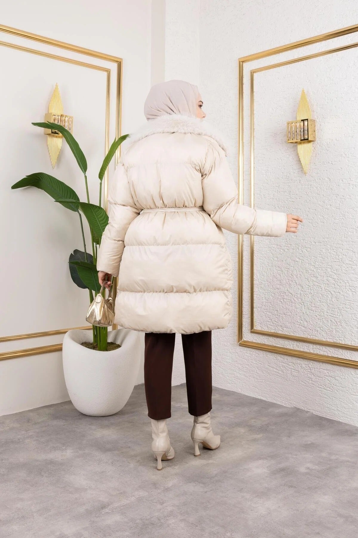 Női modest dzseki – fehér – fehér