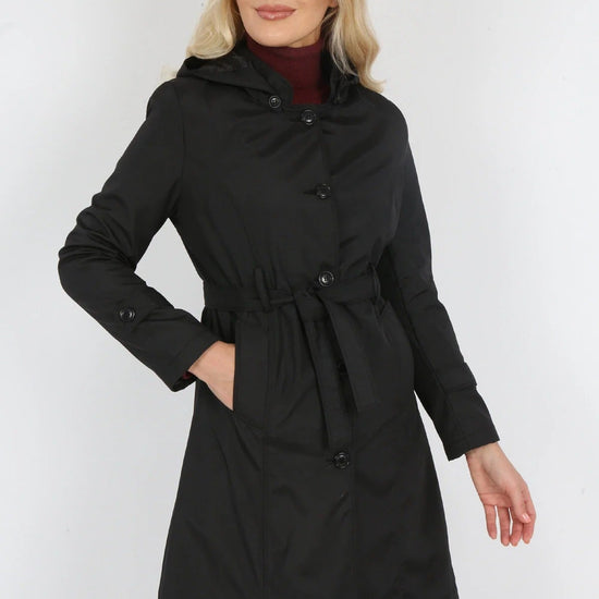 Női modest trencskó – fekete – fekete