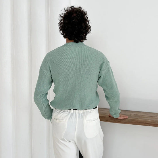 Pulóver – mentazöld – menta
