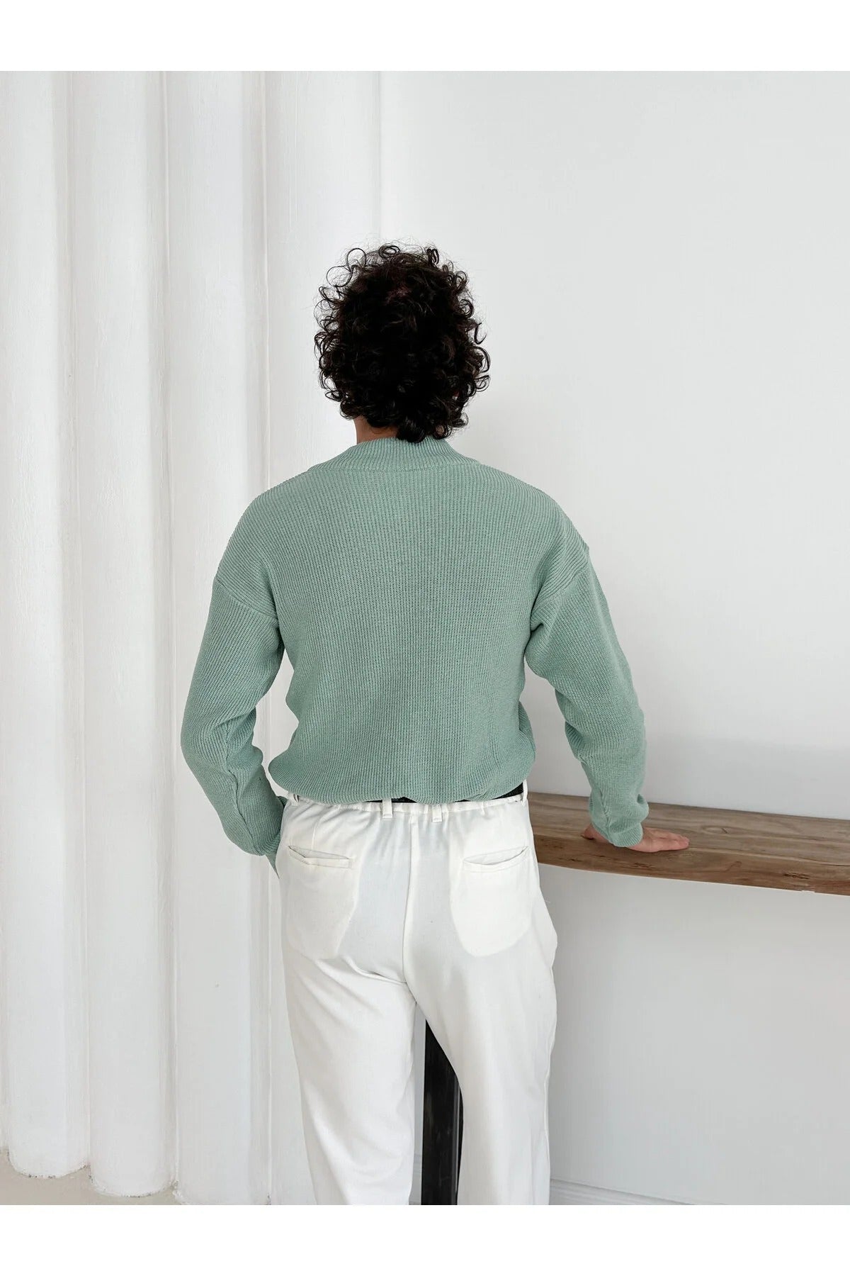 Pulóver – mentazöld – menta
