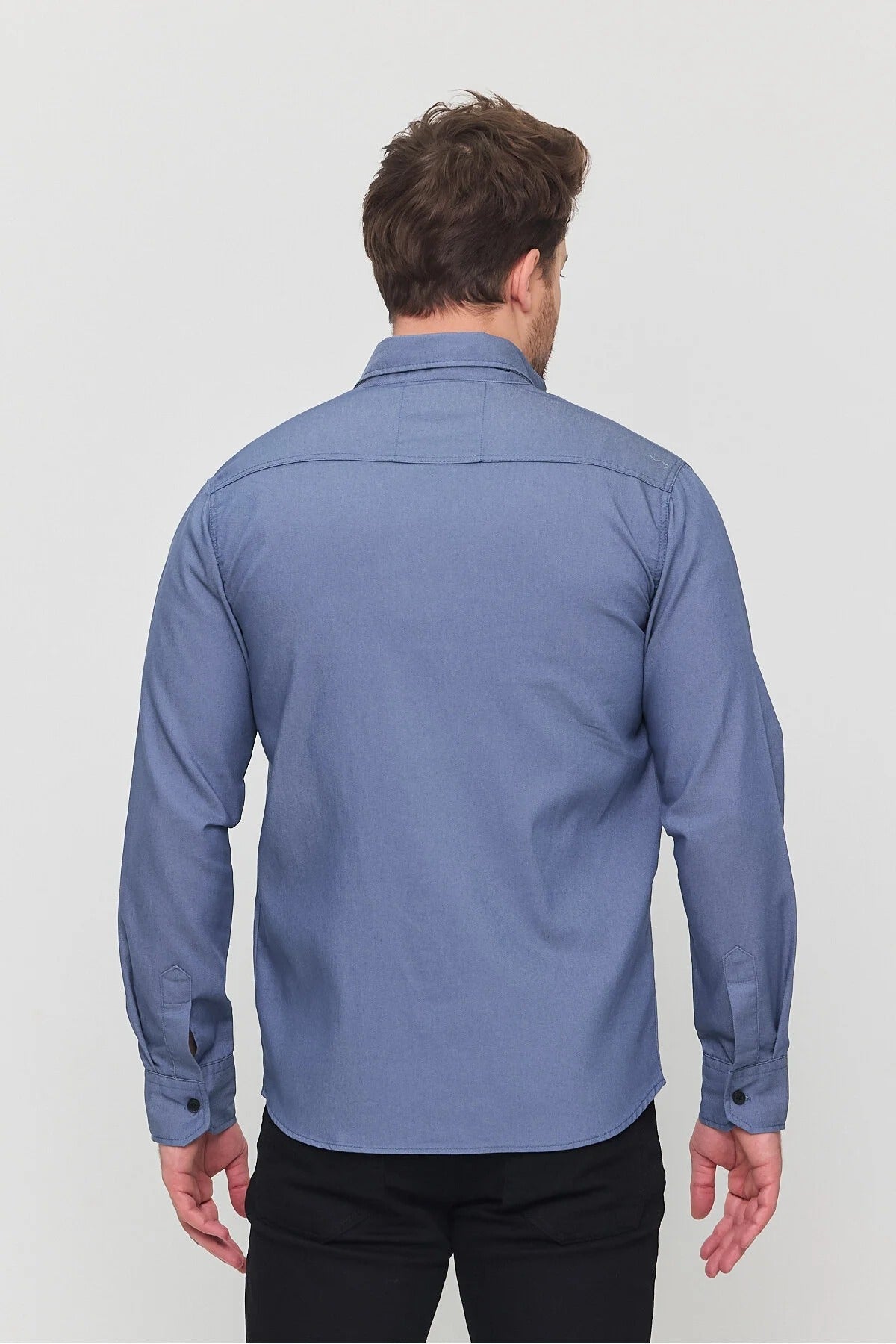 Férfi ing – kék – kék