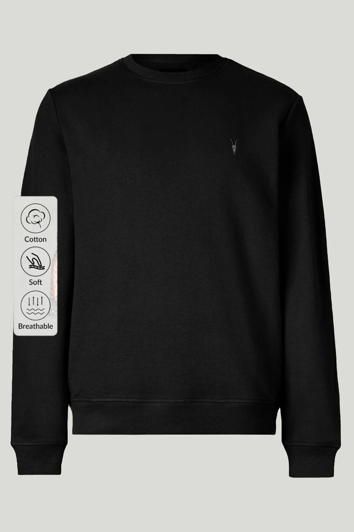Férfi sweatshirt – halványzöld