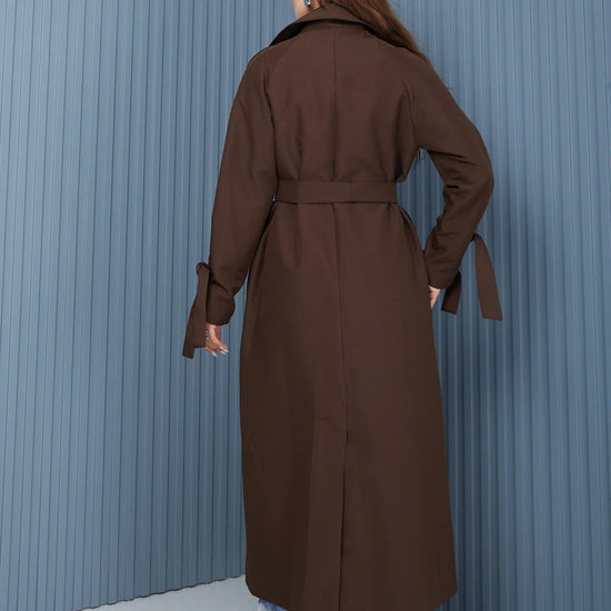 Női modest trencskó – barna – barna