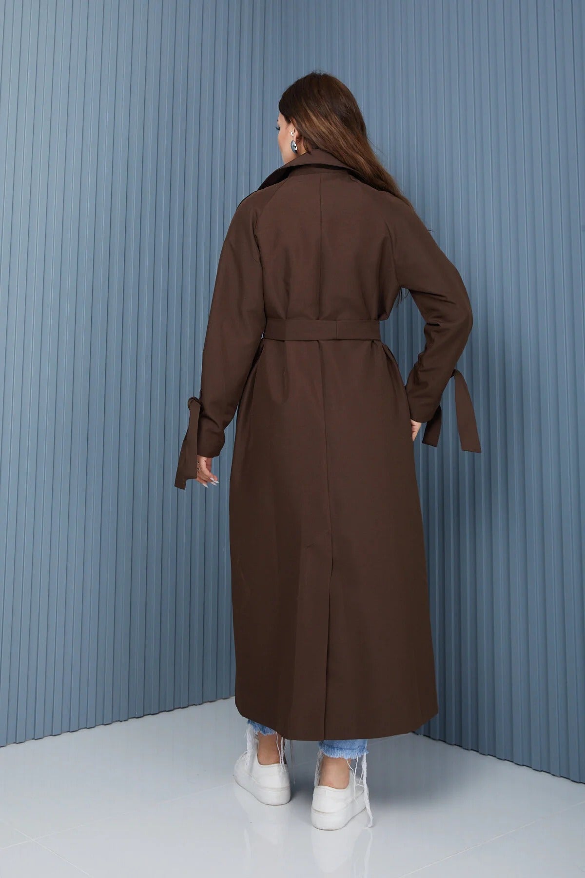 Női modest trencskó – barna – barna