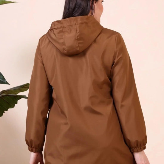 Női modest trencskó – konyakbarna – tabakbarna