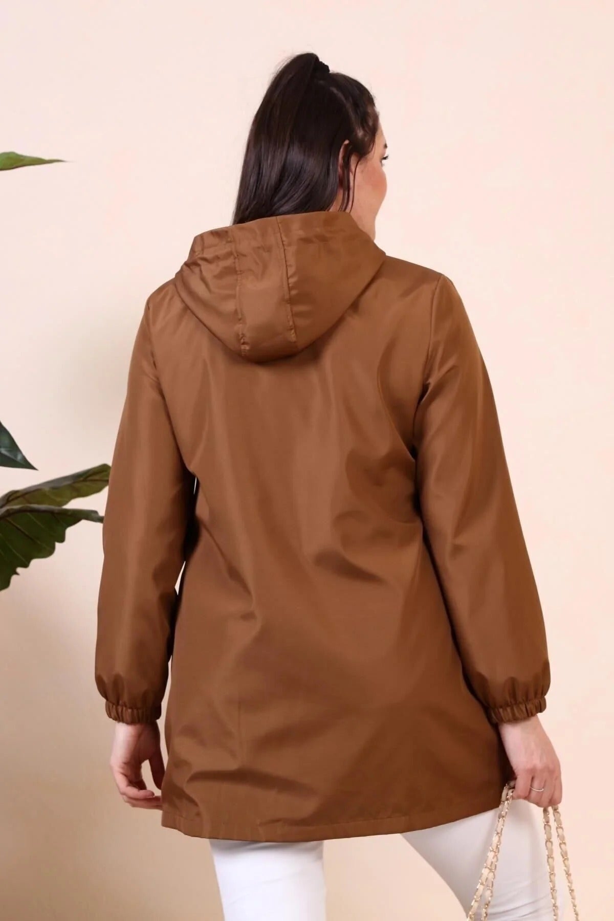 Női modest trencskó – konyakbarna – tabakbarna