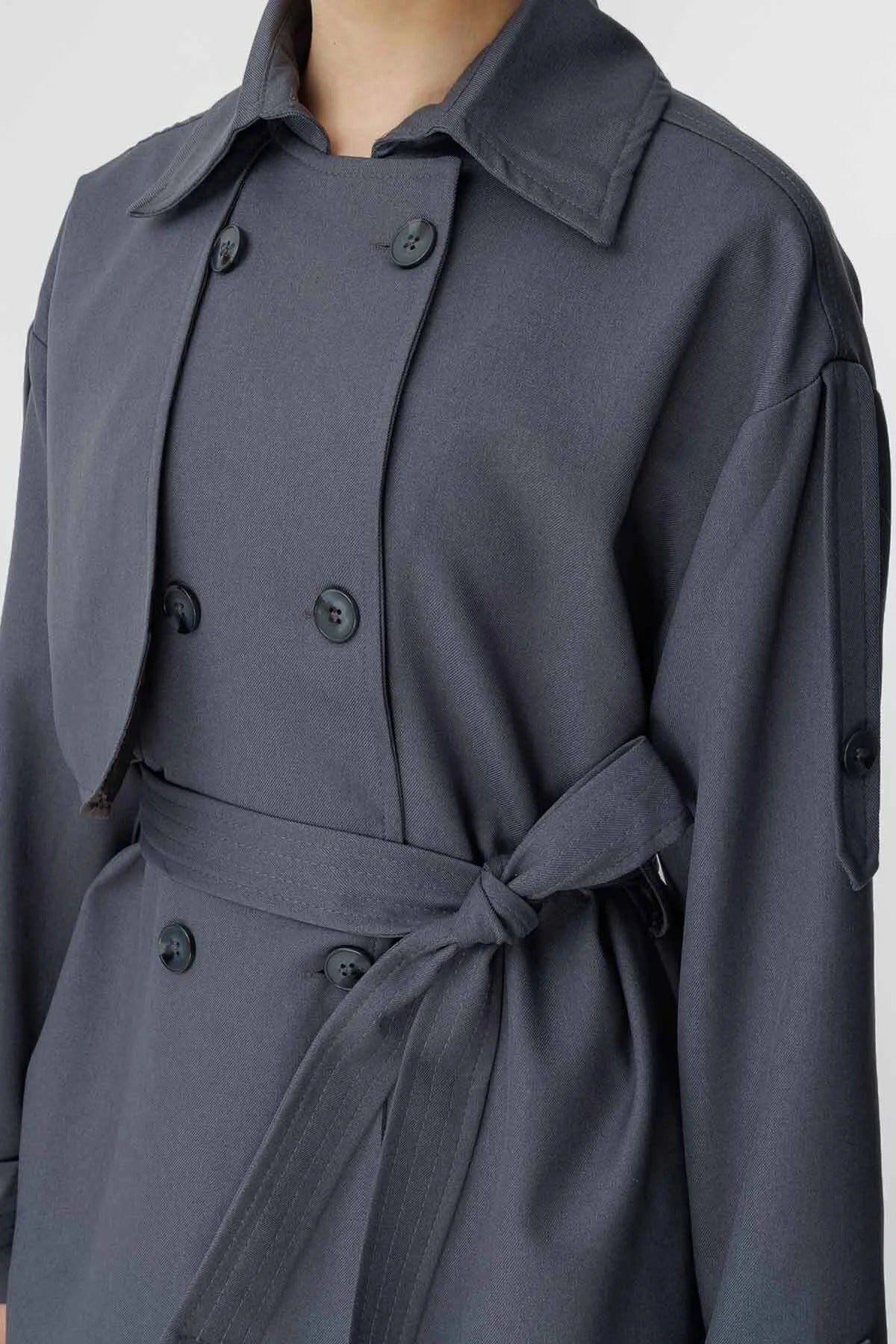 Női modest trencskó – antracit – antracit antracit