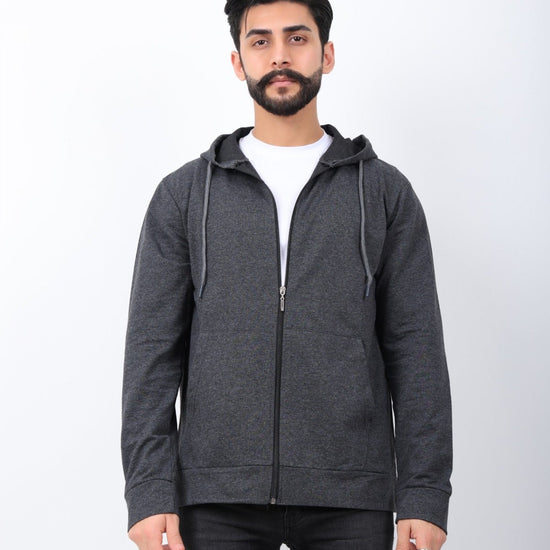 Férfi sweatshirt – füstszürke