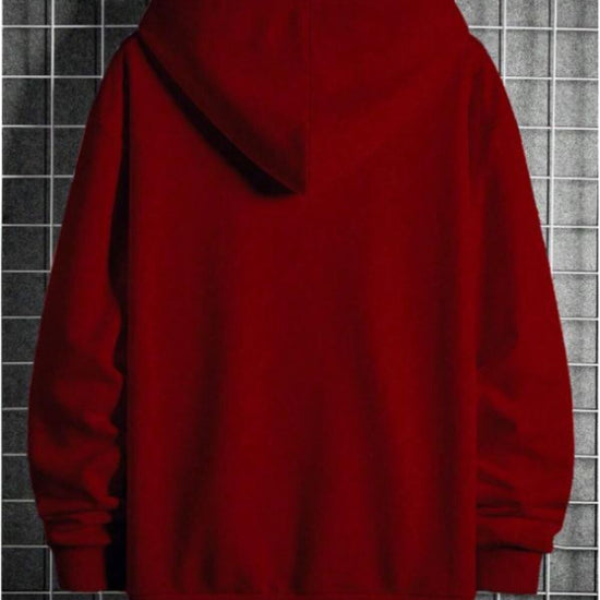 Férfi sweatshirt – bordó